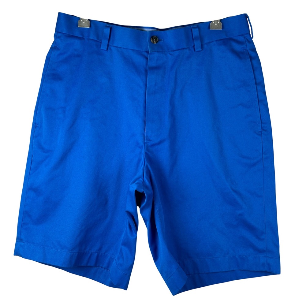 Brooks Brothers 346 Mens Royal Blue Lightweight Advantage Chino Shorts W31 8.5in